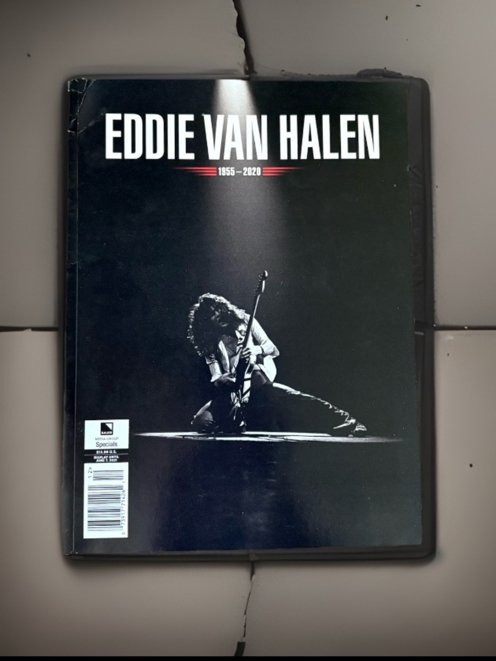 Eddie Van Halen 1955-2020 tribute magazine published in 2021